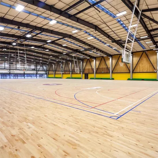 PVC spor salonu zemin kaplama uygulama örneği